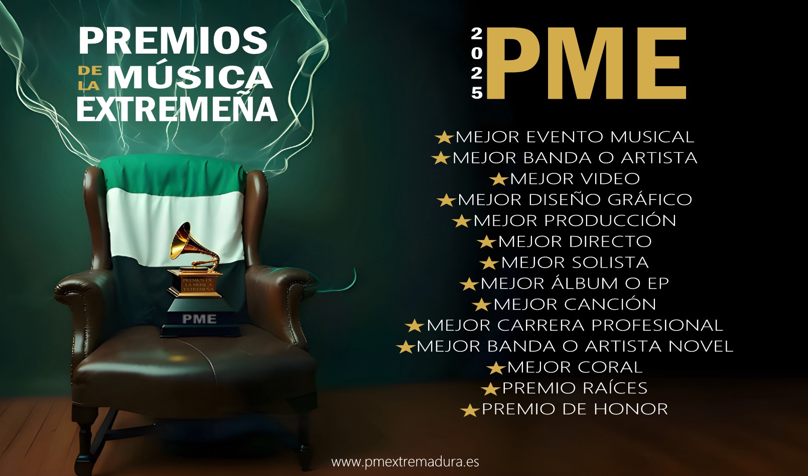 PREMIOS DE LA MÚSICA EXTREMEÑA PME 2025